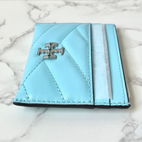 New Tory Burch Kira Chevron Card Case Holder - Picture 6 of 9